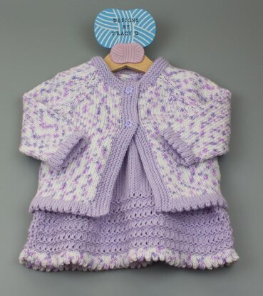 Baby Dress knitting pattern Emily.