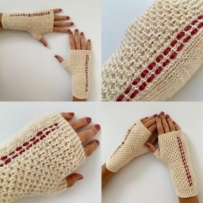 Vanilla Cream Mitts