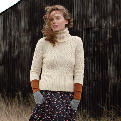 Whiting Sweater in Rowan British Sheep Breeds DK Undyed