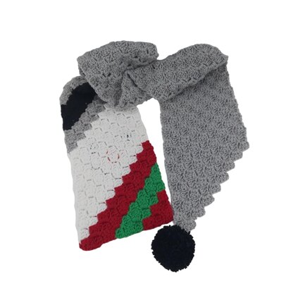 Snowman Scarf C2C