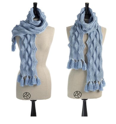 Crest of a Wave Cap Scarf Cowl