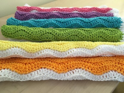 Paintbox Rainbow Baby Blanket