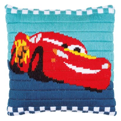 Vervaco Disney - Cars Long Stitch Cushion Kit - Multi