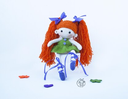 Petite orange hair doll Lola