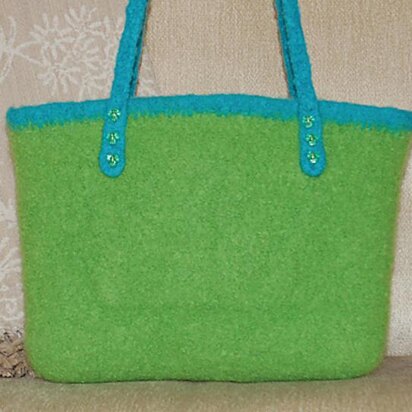 Felted City Bag to Crochet