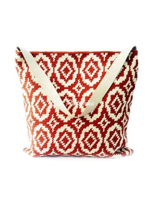 Diamonds Stars Tapestry Crochet Tote