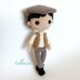 Gilbert Blythe amigurumi doll - crochet pattern by Crochelandia