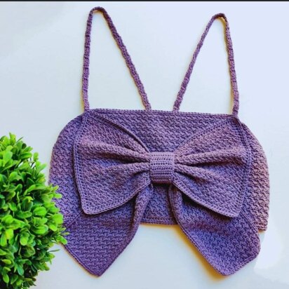 Kiesha Crochet Bow Top