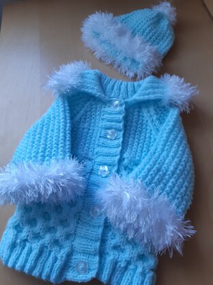 Hat & Coat for my newest great grand daughter Kyraiah