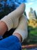 Warm unisex crochet socks with adjustable size pattern S1