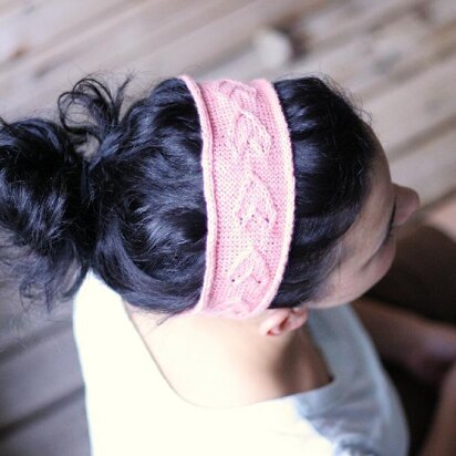 Hearts Headband - knitting pattern