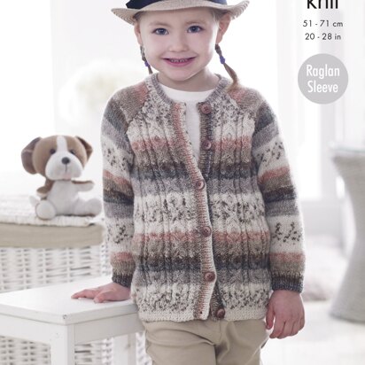 Sweater & Cardigan in King Cole Splash DK - 4916 - Downloadable PDF