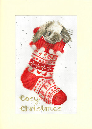 Bothy Threads Cosy Christmas Cross Stitch Kit - 10 x 16cm