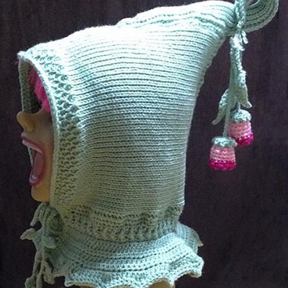 Tunisian Pixie Hood