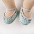 Waldorf Doll crochet booties. 3 sizes.