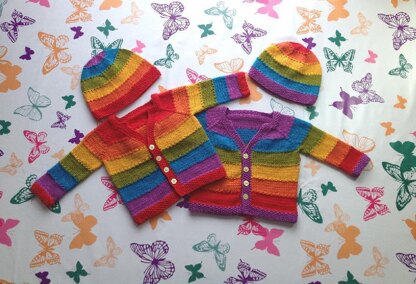 Equality Stripe Cardigan Knitting pattern by Bex Hopkins | LoveCrafts