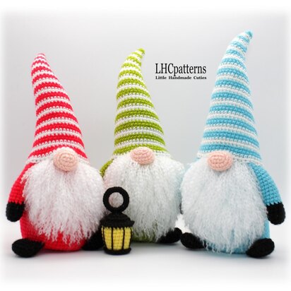 Gnome with Lantern Crochet Pattern