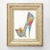Bothy Threads Stained Glass Slipper by Sally King Cross Stitch Kit -  22 x 29cm
