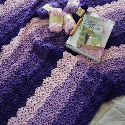 Violet Vale Afghan