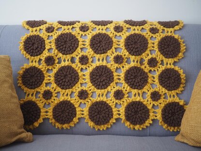 Sunflower Sofa Throw