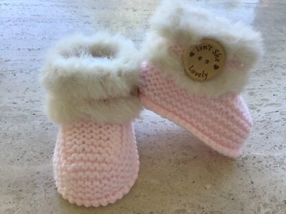 Baby Girl Alpine Booties