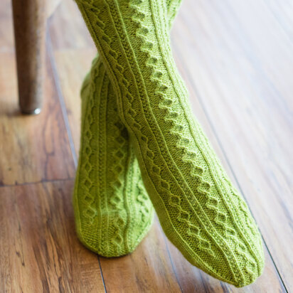 Slackcountry Socks in SweetGeorgia Tough Love Sock - Downloadable PDF