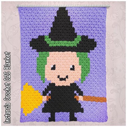 Intarsia - Gwen the Witch - Chart Only