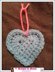 Crochet Heart Pattern Easy Applique Valentine Love