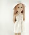 GOTZ 18/19" Doll Margaret Dress & Bow Hat