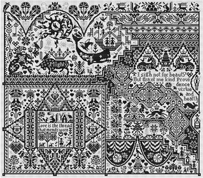 Long Dog Samplers Life After Death Sampler Cross Stitch Pattern - 2007648 -  Leaflet