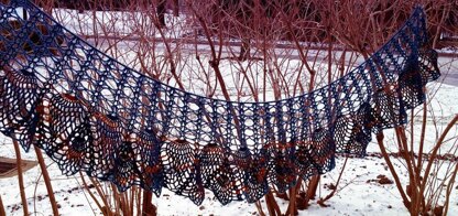 Ananas Crocheted Shawlette