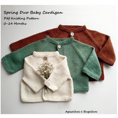 Spring Duo Baby Cardigan | 0-24 months