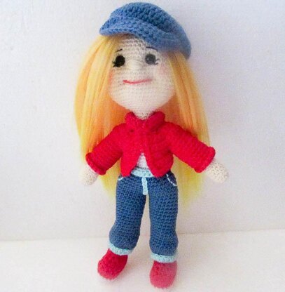 Amigurumi Doll in Jeans