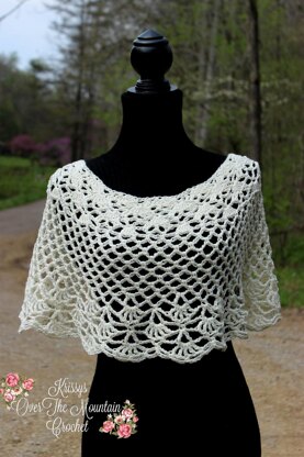 Over Brook Ponchette Crochet pattern by Kris Moore | LoveCrafts