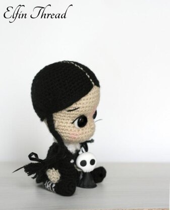 Wednesday Addams Chibi Doll