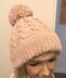 Easy Rope Cable Aran Hat Ladies Mens Unisex