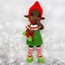 Christmas elf, crochet doll, amigurumi doll, Bella