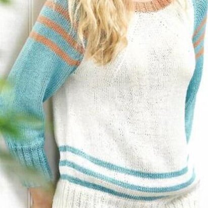 Striped Border Jumper