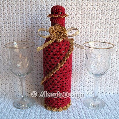 Crochet Wine Bottle Cover