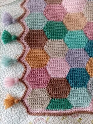 Patchwork Hexagon Blanket