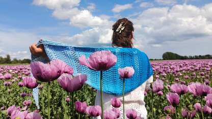 Flat Triangular Scarf "Galatea"