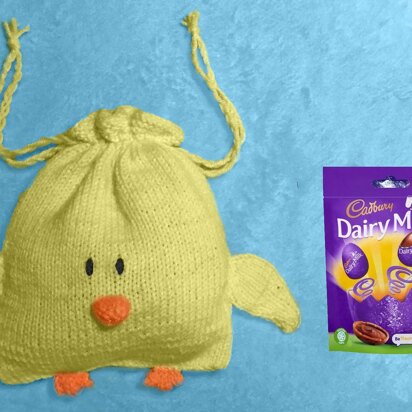 Easter Chick Drawstring Bag 15cms x 20 cms