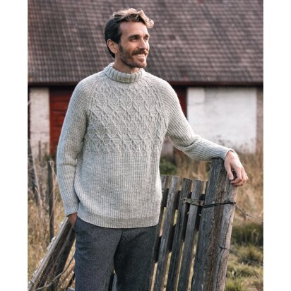 Valdemar Textured Sweater in Novita 7 Veljestä - Downloadable PDF