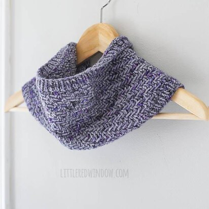 Hazel Herringbone Cowl