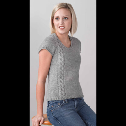 Valley Yarns 256 Shay Cap Sleeve Pullover