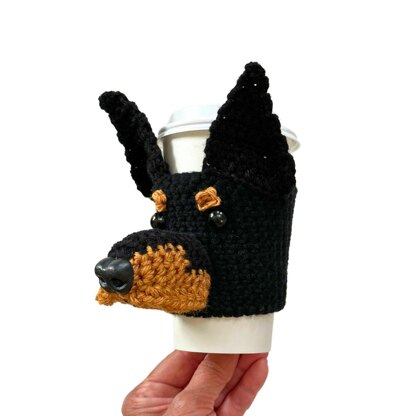 Doberman Cropped Ear Cup Cozy