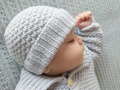 Mossy Baby Hat