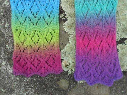 Lacy Northern Lights Scarf