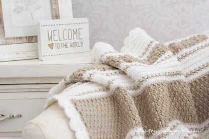 Parfait Vintage-Style Baby Blanket