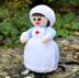 Miniature WWI Red Cross Nurse Doll Knitting Pattern - Toy Knitting Pattern